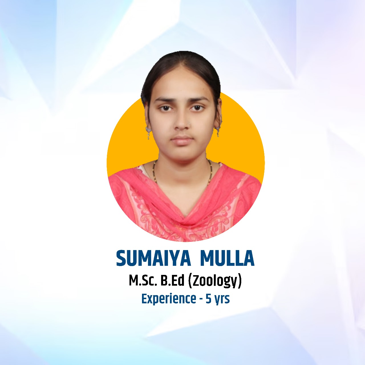 Mrs. Sumaiya Mulla